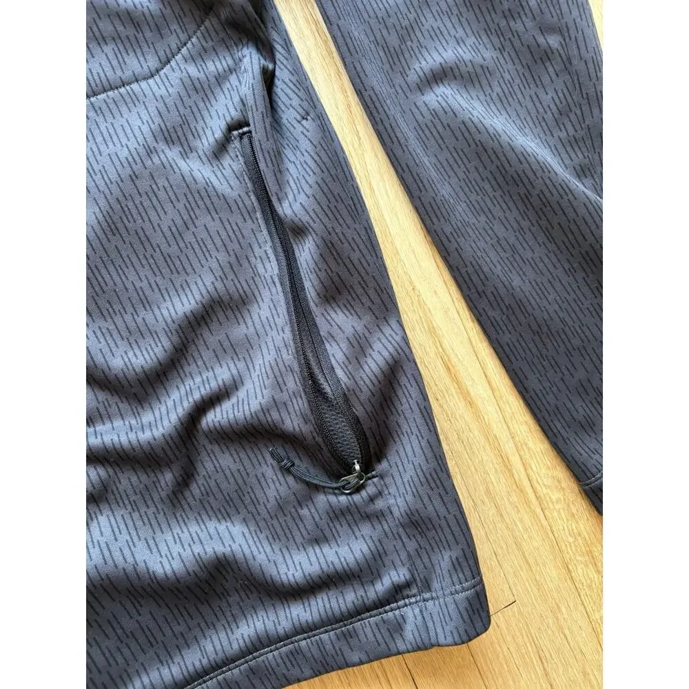 North Face Canyon Flats Fleece Full Zip Hoodie XL Black Gray Jacket Mens